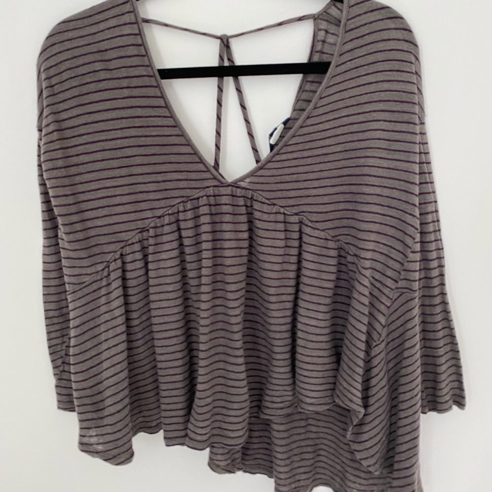 Lucky Brand Flowy striped top